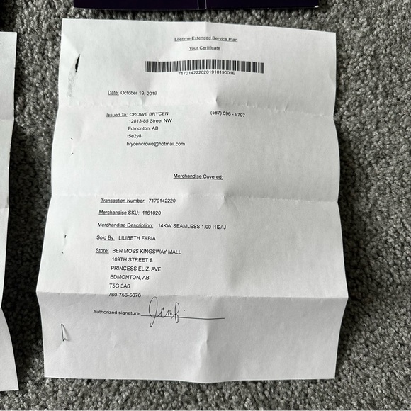 14KW princess cut Engagement ring 1.0CTW - Picture 4 of 6